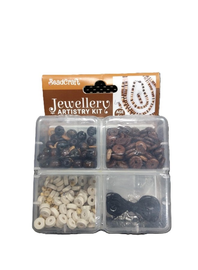 Itsy Bitsy Jewellery Artistry Set | DIY Crystal Resin Jewellery Making Kit | 4 Cavity Box - Earthy Charm| Handmade Beads Earrings Necklace Bracelet